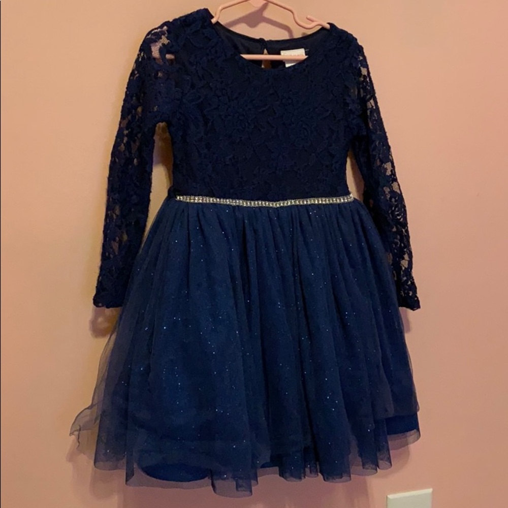 Pretty navy blue dress